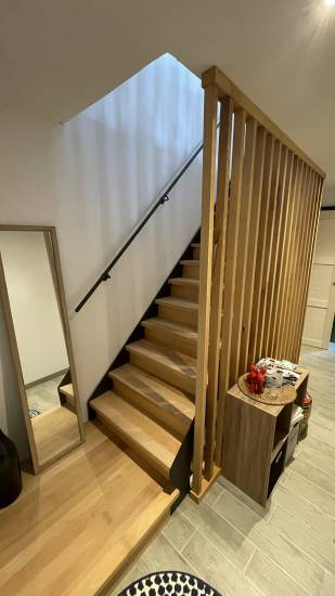 Escalier avec palier