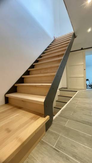 Escalier avec palier de départ